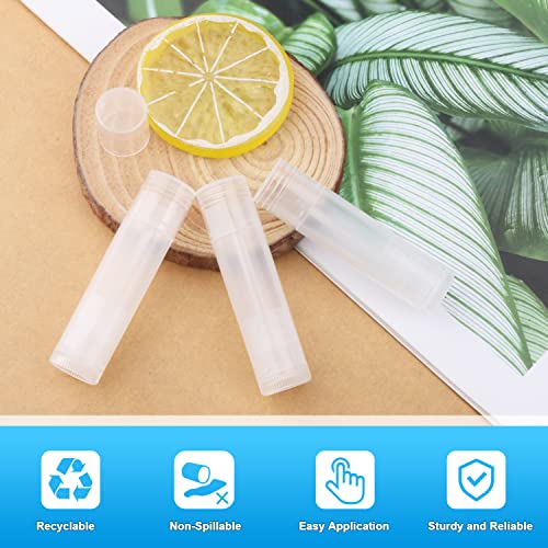 50 Pcs 5.5ml Twist-Up Lip Balm Tubes | Empty Containers