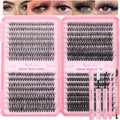 Lash Clusters Kit 640 Pcs Eyelashes Extensions 9-16mm D Curl