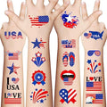 90Pc Fourth of July Temporary Tattoos Stickers