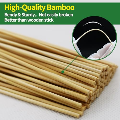 6-Inch Pointed Cotton Swabs with Bamboo Sticks, 200-Pack, Biodegradable Makeup & Cleaning Applicators
