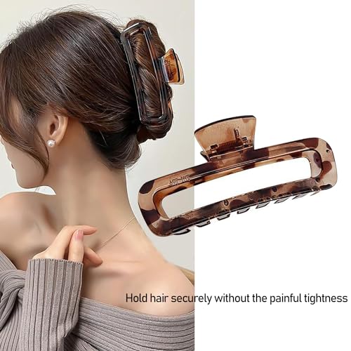 5 Inch XL Hair Claw Clips for Thick Curly Hair - 2 Pack