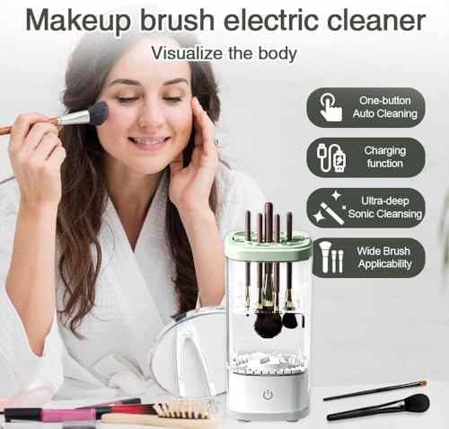 Automatic Makeup Brush Cleaner Machine - Fast Cleaning & Drying