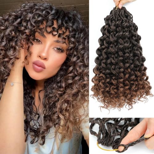 Gogo Curl Crochet Hair 14 Inch 8 Packs Pre-Looped Synthetic
