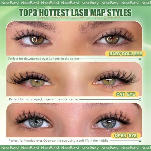 Wispy Lash Clusters 10-16mm CC Curl DIY Eyelash Extensions