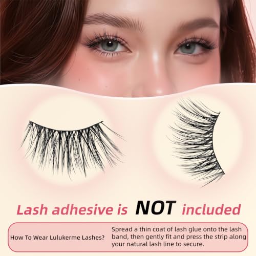 Vegan Faux Mink Half Lashes 7 Pairs – Wispy 3D Reusable