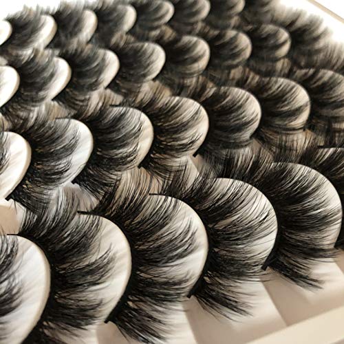 20MM Dramatic False Eyelashes 16 Pairs - 2 Styles 5D Mink Lashes