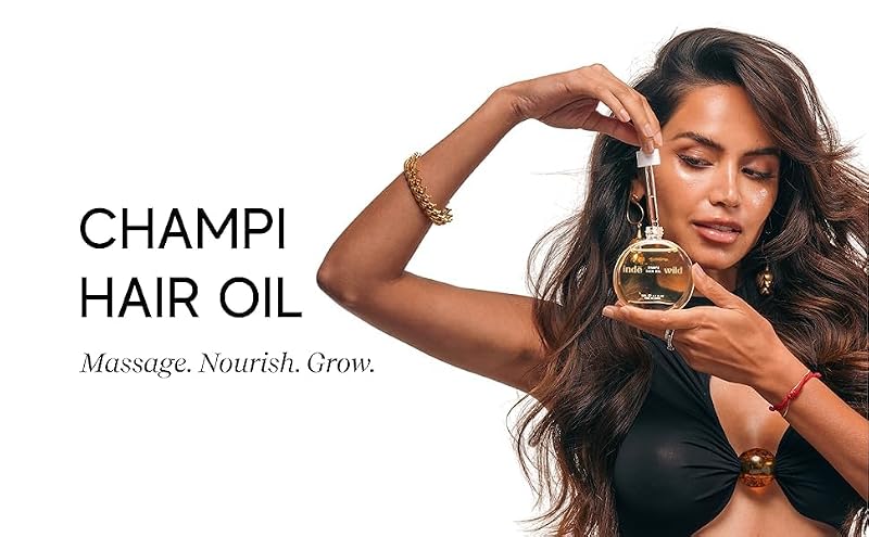 Inde Wild Champi Hair Oil 130ml | Rosemary & Brahmi