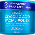 MAREE Glycolic Acid Pads for Clear Skin - 80 Count Exfoliating Toner