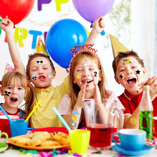 Two Cool Temporary Tattoos 96pc - Birthday Party Favors