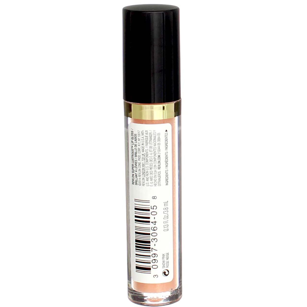 Revlon Super Lustrous Lip Gloss, Snow Pink .13 oz (Pack of 5)