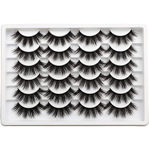 ALICE Fluffy Volume 20MM Faux Mink Eyelashes - 12 Pairs