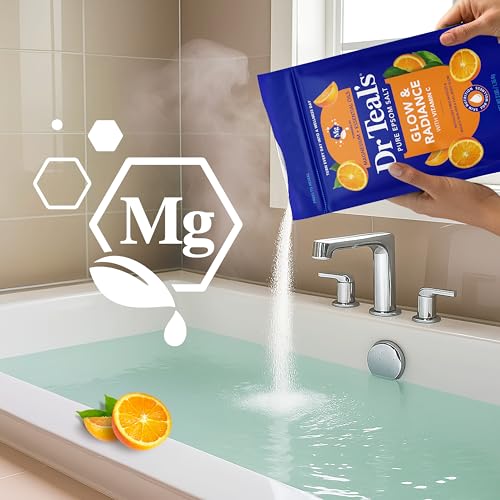 Epsom Salt Soak with Vitamin C & Citrus Essential Oils - 3 lbs