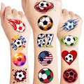 Soccer Temporary Tattoos for Kids - 96 PC Set