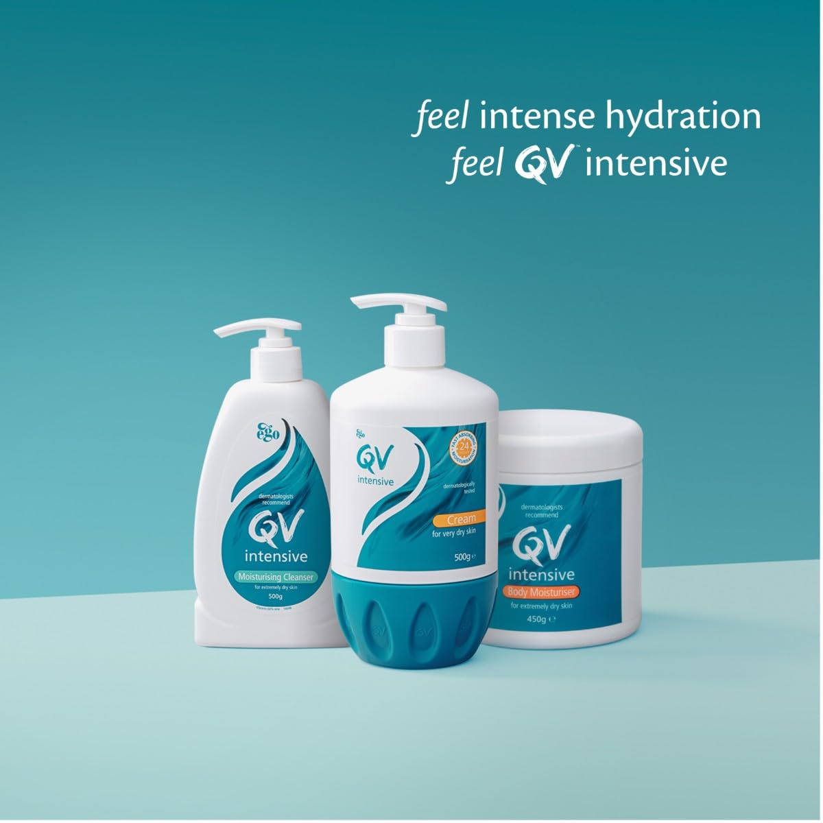 Qv Intensive Body Moisturiser for Extremely Dry Skin (Made in Australia) (450g)