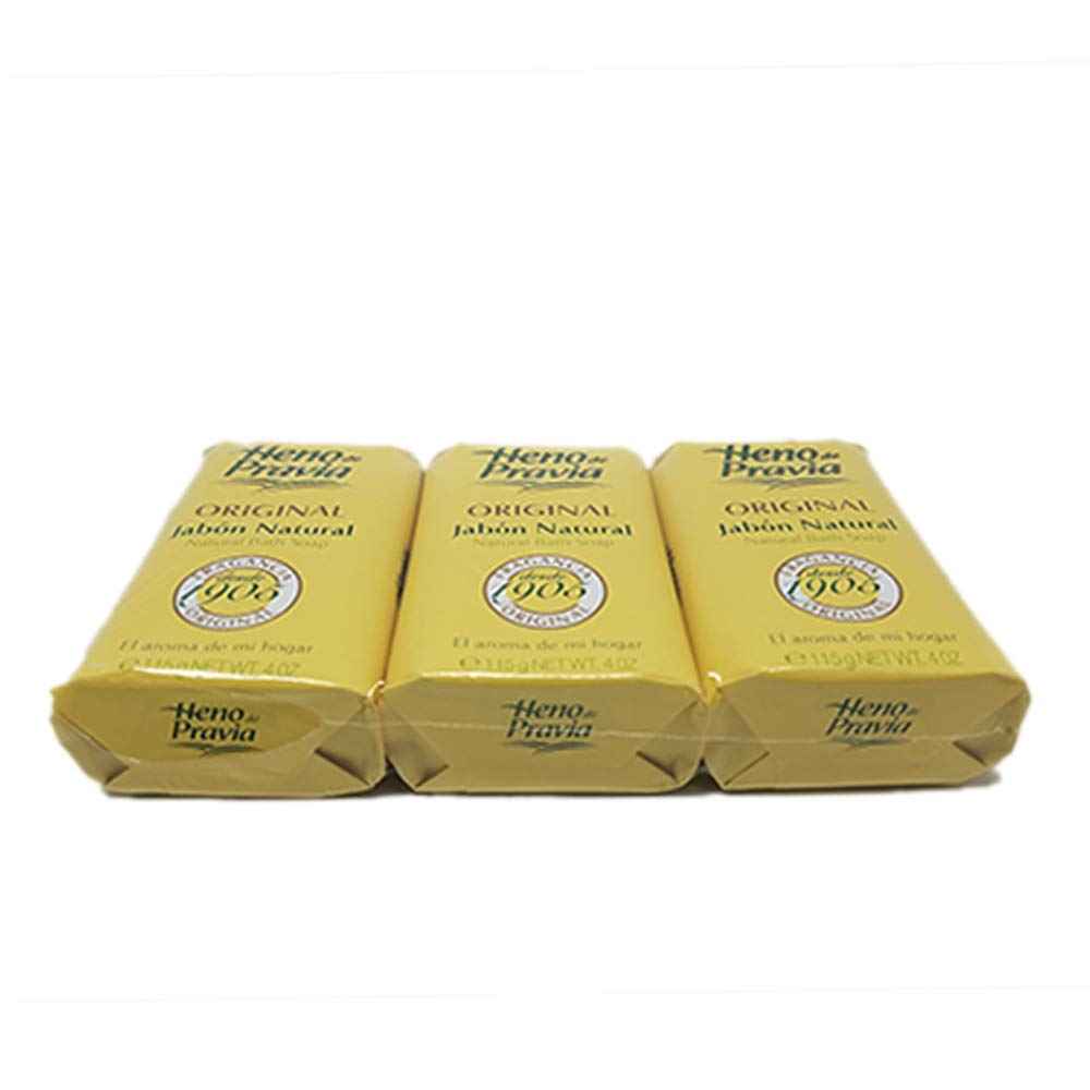 Heno De Pravia Soap Large 4 oz EA. Original (12 Soaps Total)