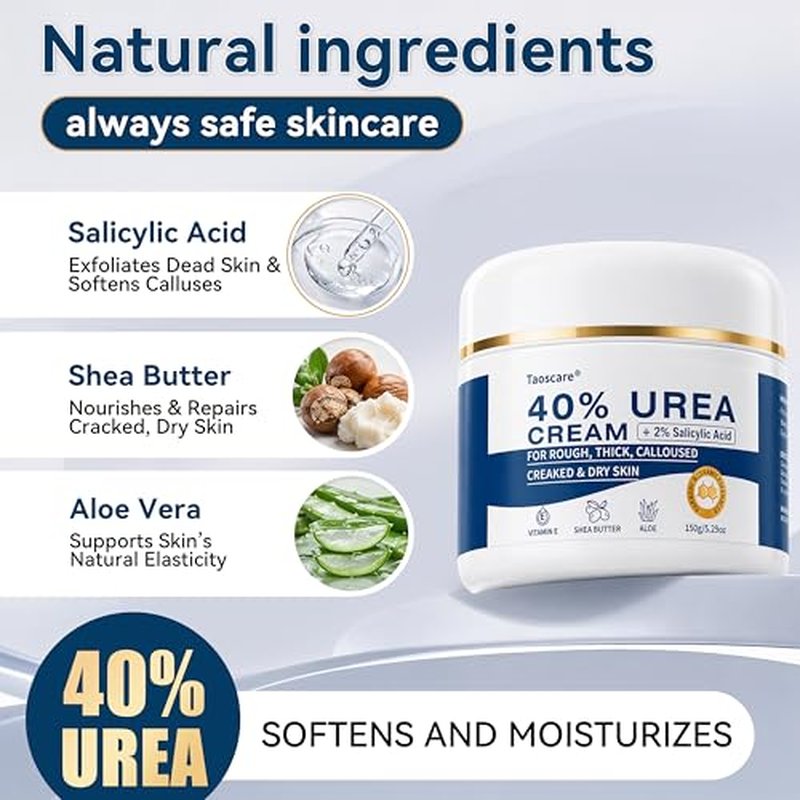 40% Urea Cream with 2% Salicylic Acid - Foot & Heel Care