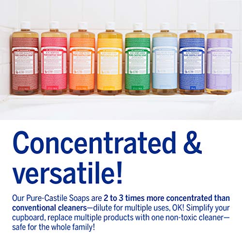 Dr. Bronner's Pure-Castile Liquid Soap ? Lavender Bundle. 32 oz. Bottle and 2 oz. Travel Bottle