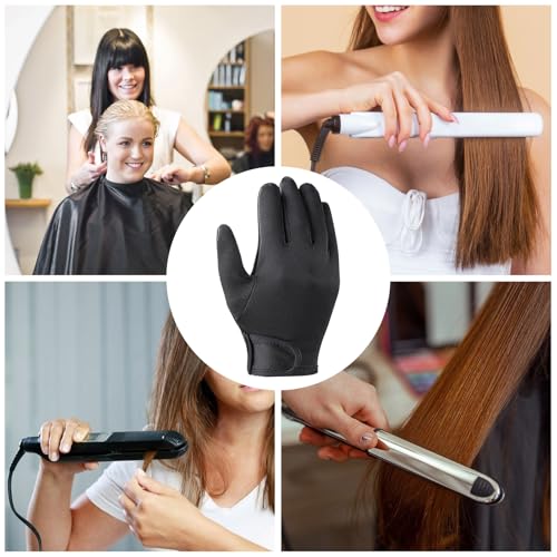 Heat Resistant Hair Styling Gloves for Curling Iron Flat Iron