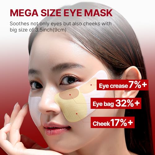 MEDITHERAPY Mega Under Eye Masks (4 Pairs), Wrinkle-Fit Tangle Eye Patch, Korean Eye Mask for Puffiness, Dark Circles, Under Eye Bags, Anti-Wrinkle, Korean Skincare