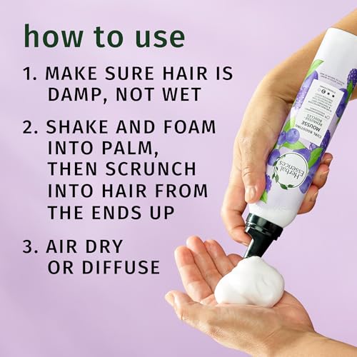 Herbal Essences Curl Boosting Mousse - Frizz Control for Curly Hair, 3 Pack