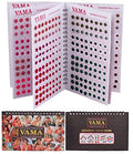 Multicolor Crystal Diamond Bindi Sticker Booklet - 948 Fancy Designs