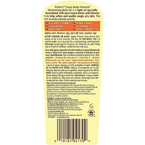 Palmer's Cocoa Butter Formula Moisturizing Body Oil with Vitamin E - 8.5 fl oz (Pack of 3)