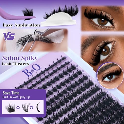 Manga Lash Clusters 10-18mm D Curl Wet-Look Eyelashes