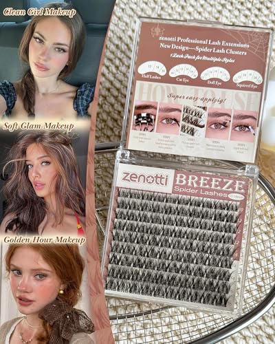 Spider Lash Clusters D Curl 10-16mm Wispy Eyelash Extensions