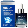 Copper Peptide Facial Serum - GHK-Cu, EGF & Hyaluronic Acid Anti-Aging Formula - Collagen Boosting Serum for Wrinkles, Firming & Hydration, 30ml