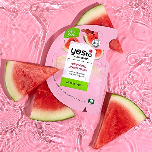 Yes To Super Fresh Paper Mask, Watermelon, 3 Count