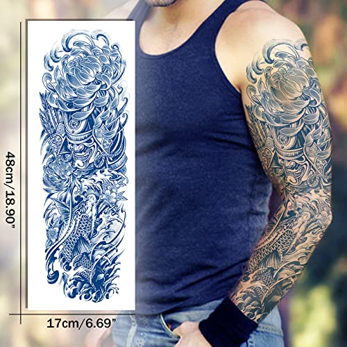 Aresvns Semi-Permanent Sleeve Tattoo Stickers - 5 Pack