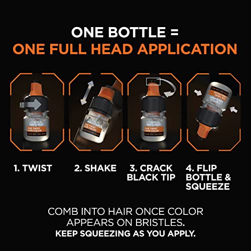 L'Oreal Men Expert One Twist Permanent Hair Color - Real Black