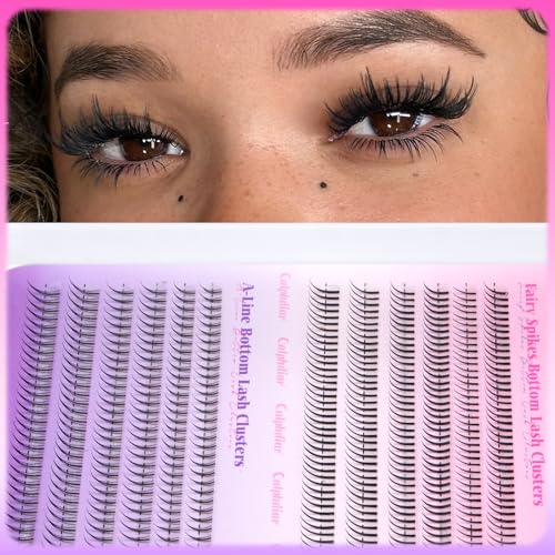 Bottom Lash Clusters 552pcs 5-7mm Natural Lower Eyelash Extensions