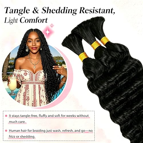 Boho Braiding Hair 40G Bundle - 12A Virgin Brazilian Human Hair