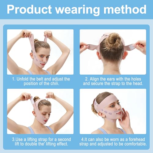 V Line Face Lifting Mask - Double Chin Reducer Strap