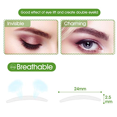 656 Pcs Invisible Slim Double Eyelid Tapes - Waterproof & Breathable