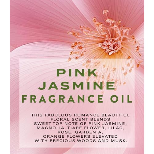 Botanical Beauty PINK JASMINE FRAGRANCE OIL ROLL-ON 0.169 Fl Oz 5 ml Rollerball Perfume, Long Lasting an luxury scent of Jasmine, Magnolia, Tiare Flower, Lilac, Rose, Gardenia, Orange Flowers.