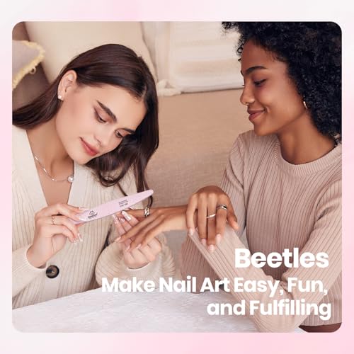 Beetles HEMA-Free Cloud White Gel Nail Kit with UV Light & Accessories