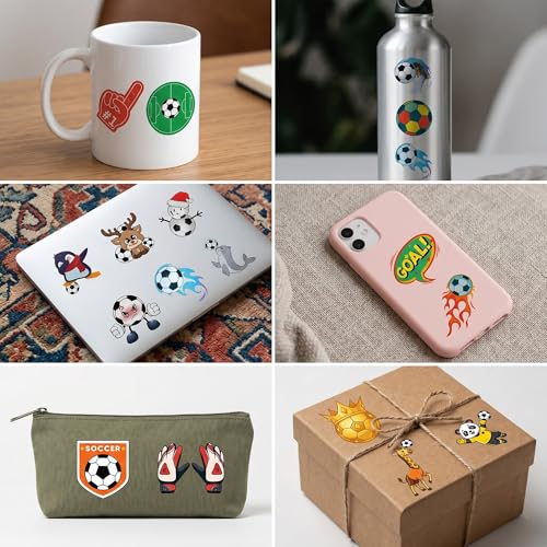 96 PCS Soccer Temporary Tattoos for Kids - Party Favors