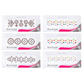 Crystal Bindi Pack of 6 - Forehead Tikka Stickers for Women