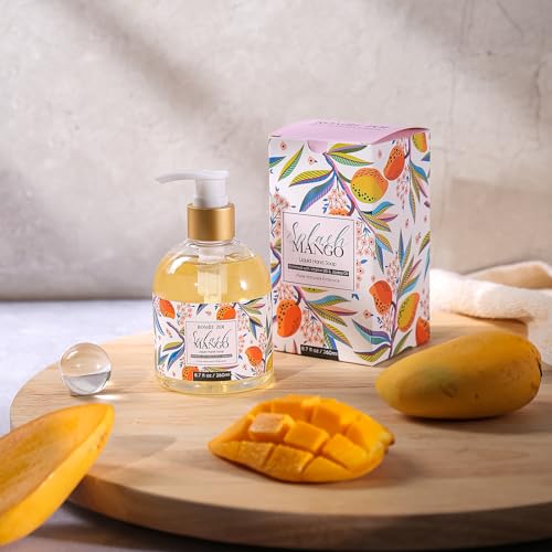 ROMIIE ZOI Liquid Hand Soap with Gift Box - Pure Nature's Embrace - Splash Mango - 260ml/ 8.7 fl.oz