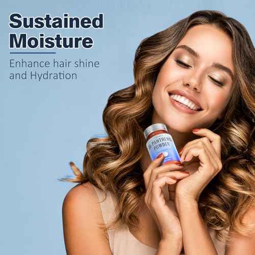 Pure DL-Panthenol Powder (2oz, 56g), Cosmetic Grade Provitamin B5 Powder for Hair Care, Skin Care, Nails Deep Mousturizer, Panthenol Cream, Hair Conditioner, Shampoo, Soap, Lotion