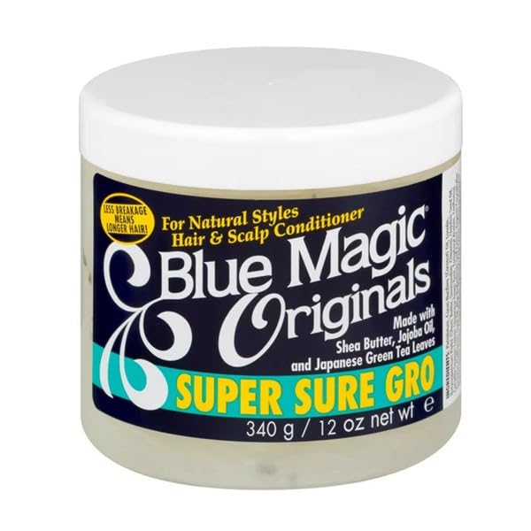 Blue Magic Super Gro Hair Conditioner, 12 oz Jars (Pack of 3)