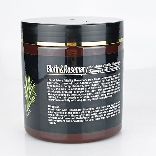 NABKA Rosemary Hair Mask for Thickening Growth, 16.9 oz