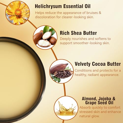 Helichrysum Healing Balm ? Ultra-Repair Natural Salve for Skin | Soothing, Nourishing & Moisturizing | Herbal Recovery Balm for Scars, Bruises, Dry & Sensitive Skin
