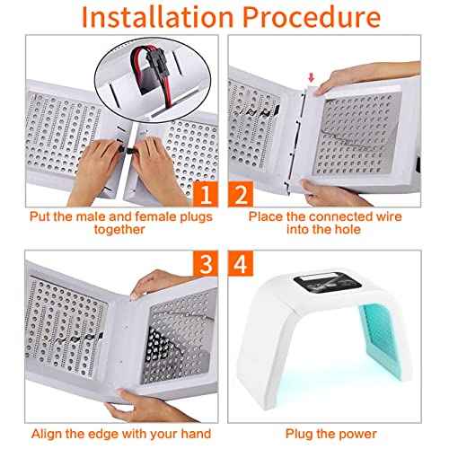 7 Color Facial Lamp, LED 7 Color Face Mask Machine, Skin Care Facial Light, Salon & SPA Beauty Equipment