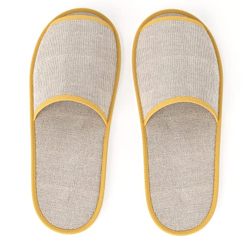 Maeline Spa Slippers, Non Slip Disposable Wholesale Bulk Hotel Slippers for Guests, Multi Color Reusable House Slippers, Indoor, Bathroom, Bedroom, Travel Slippers for Women, Men, Unisex