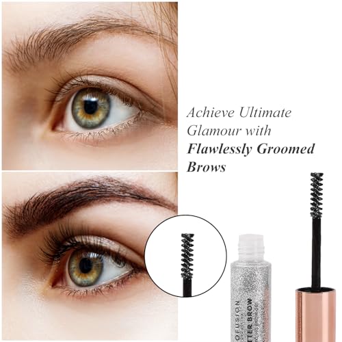 Profusion Cosmetics Written in the Stars Sparkling Eye Brow Gel, Raise Your Brows, Sparkle with Radiance, and Achieve Ultimate Glamour with Flawlessly Groomed Brows