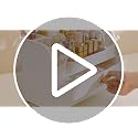 HBlife Makeup Organizer with Drawers & Brush Holder