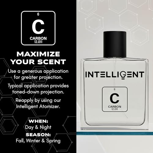 Intelligent Carbon | The Perfect Date Night Fragrance | Sexy, Sweet & Extremely Unique | Eau de Parfum for Men | 3.4 Fl Oz (100 mL)